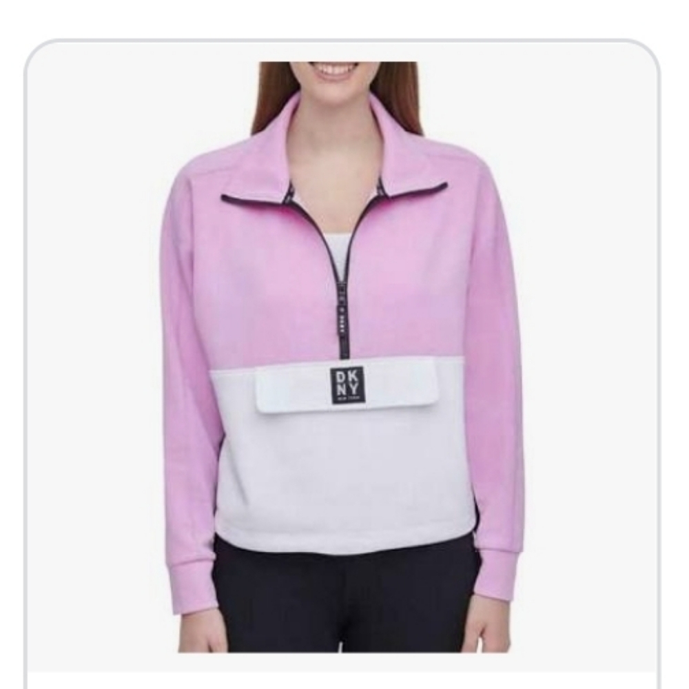 NEW | DKNY SPORT | HALF ZIP SWEATSHIRT | SIZE LARGE